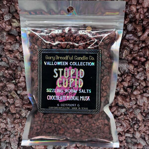 STUPID CUPID Sizzling Room Salt Crystal Potpourri: Chocolate Floral Musk Scent